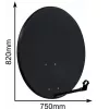 CORAB COR-800SAE-C Antenne parabolique offset 80 cm, anthracite