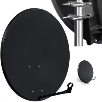 CORAB COR-800SAE-C Antenne parabolique offset 80 cm, anthracite