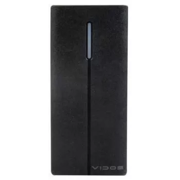 Lecteur de cartes de proximité RFID VIDOS ZS46, 125 kHz, Wiegand, IP65, noir