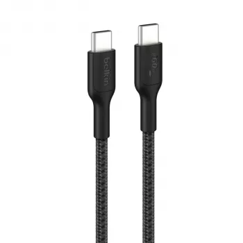 Belkin BOOST↑CHARGE Câble USB-C vers USB-C tressé 60W 2m Noir