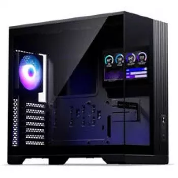 Phanteks XT V5 LCD Boîtier PC Midi-Tower, ATX, LCD 7 pouces, verre trempé - noir
