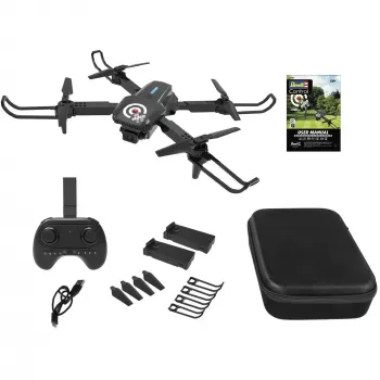 Quadricoptère RC Revell GO! Video 2.0 - drone caméra prêt à voler avec télécommande 2,4 GHz
