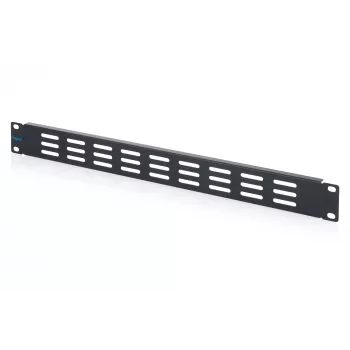 DIGITUS panneau d'occultation ventilé 1U pour baies 19 pouces, noir