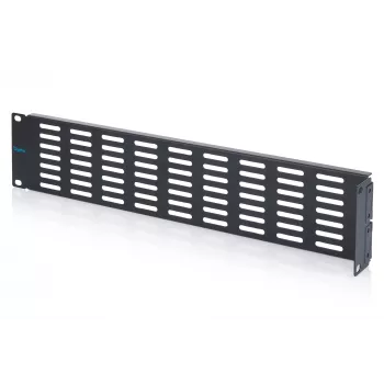 DIGITUS panneau d'occultation ventilé articulé 2U 19 pouces, noir