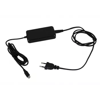ALLNET 90W USB-C GaN PD bloc d'alimentation avec câble 2,8 m - Noir