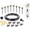 Delock kit micro-goutte-à-goutte pour pots – kit complet d'irrigation goutte-à-goutte pour plantes en pot, 10 plantes, tuyau principal 15 m, goutteurs réglables, résistant aux UV