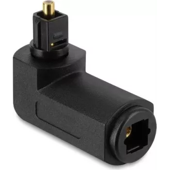 Delock TOSLINK adaptateur mâle vers femelle, coudé 90°, rotatif 360°