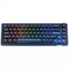 Clavier gaming Ducky OK-M 65, 65 %, hot-swappable, RGB, ANSI - switches KTT Wine Red
