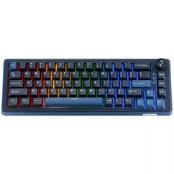 Clavier gaming Ducky OK-M 65, 65 %, hot-swappable, RGB, ANSI - switches KTT Wine Red