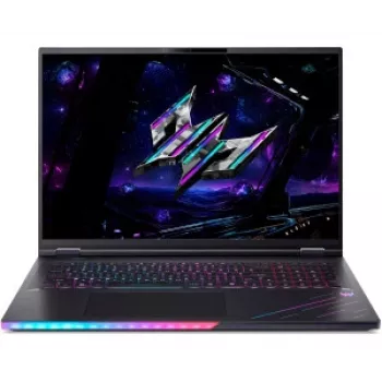 Acer Predator Helios 18 AI PH18-I71-9939 ordinateur portable gaming, 18 pouces WQUXGA 240Hz, Intel Core Ultra 9 290HX Plus, 32 Go DDR5, 1 To SSD, NVIDIA GeForce RTX 5090 24 Go, Windows 11 Home, Abyssal Black