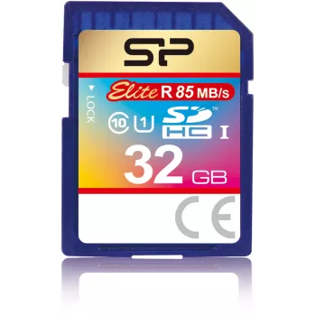 Carte mémoire Silicon Power Elite SDHC 32 Go UHS-I (SP032GBSDHAU1V10)