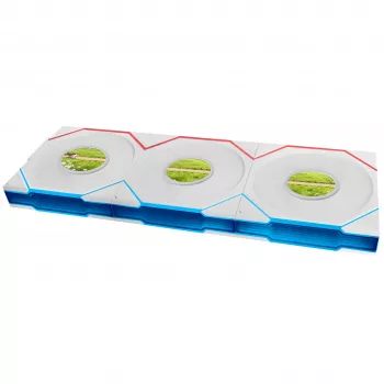 Lian Li UNI FAN TL120 LCD FLEX Wireless ARGB ventilateur de boîtier PWM 120 mm pack de 3 blanc