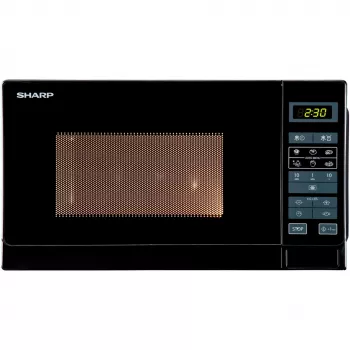 Sharp R-242(BK)W micro-ondes solo - 20 litres - 800 W - noir