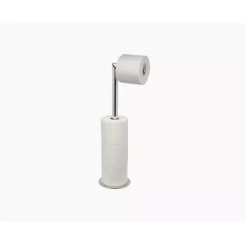 Joseph Joseph EasyStore Luxe porte-rouleau de papier toilette 2 en 1 en acier inoxydable