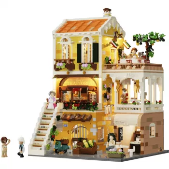 LUMIBRICKS restaurant italien de style maison de campagne