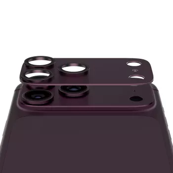 Protection d'objectif photo Fender PanzerGlass pour iPhone 18 Pro, Dark Cherry (PG27428)