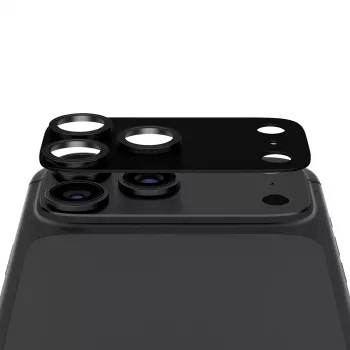 PanzerGlass Fender Camera Lens Protector for iPhone 15 Pro / 15 Pro Max - Black Currant