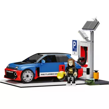 COBI EV Station & Renault 5 Turbo 3E (échelle 1:35)