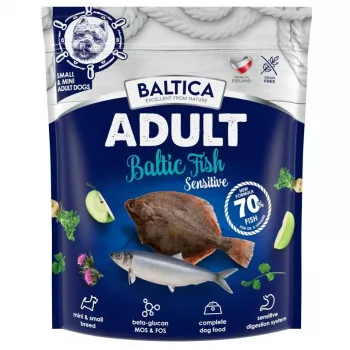 BALTICA Excellent Sensitive Baltic Fish Small Breed Mono Aliment sec pour chien 1kg