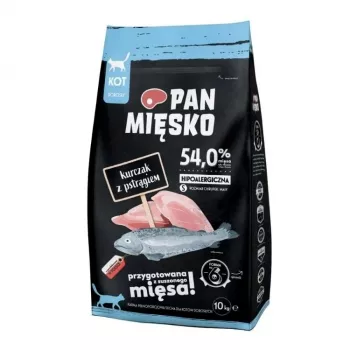 Pan Mięsko poulet avec truite S croquettes pour chats, 10 kg