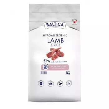 BALTICA Nutraceutic Adult Agneau et riz Small Breed Mono Aliment sec pour chien 9kg