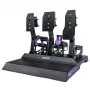 Ensemble de 3 pédales Conspit CPP-Lite avec frein à capteur de force, accélérateur et embrayage à effet Hall, aluminium CNC, USB, PC