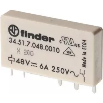 Relais miniature PCB Finder 34.51.7.024.0010 24 V DC 6 A 1 CO SPDT