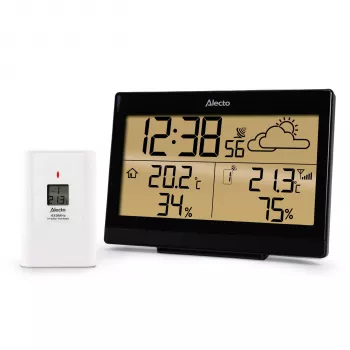 Station météo sans fil Alecto WS-2300 avec multi-capteur, noire