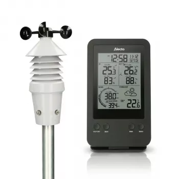 Station météo professionnelle Alecto WS-3400 avec capteur sans fil 5-en-1