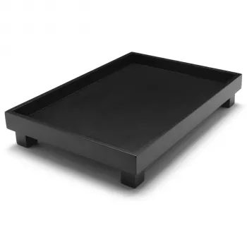 Plateau de service rectangulaire en bambou Bredemeijer Izumi Classic noir 350 mm