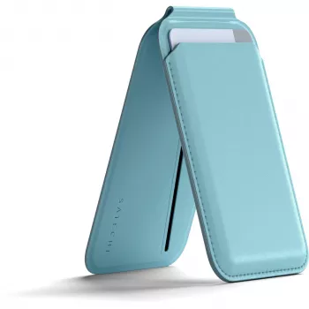 Satechi portefeuille magnétique avec support pour MagSafe - bleu clair