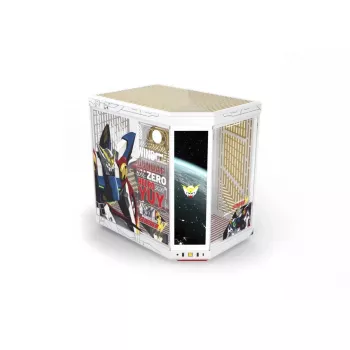 HYTE Y70 Touch Infinite Gundam Wing Edition boîtier Mid-Tower, double verre trempé, écran tactile 4K, blanc