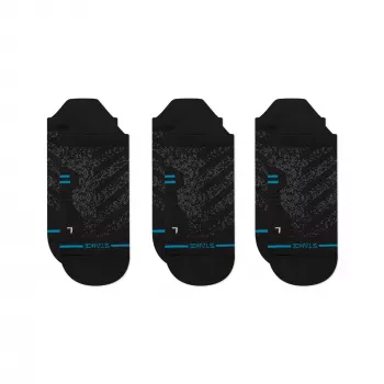 Chaussettes de running Stance Run Ultralight Tab lot de 3 – noires