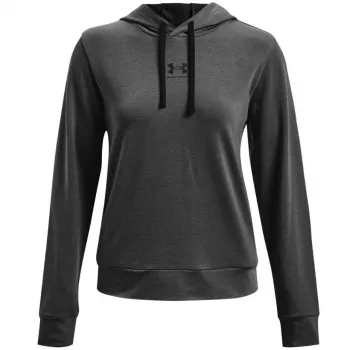 Sweat à capuche Rival Terry Under Armour homme graphite chiné medium / noir 1369855-010