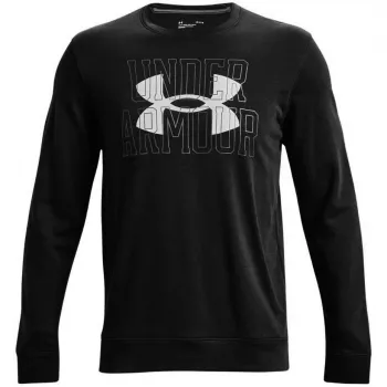 Sweat col rond Rival Terry Logo UA Under Armour homme noir 1370391 001