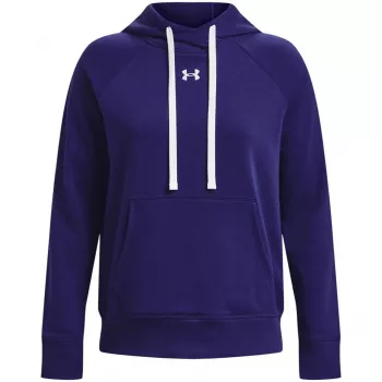 Sweat à capuche Rival Fleece HB femme Under Armour Midnight Navy/White