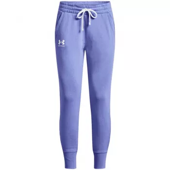 Pantalon Rival Fleece femme Under Armour Cosmic Purple / blanc XS