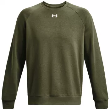 Sweat col rond Under Armour Rival Fleece pour homme kaki 1379755 390