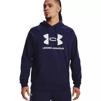 Sweat à capuche Under Armour Rival Fleece Logo HD pour homme navy Medium
