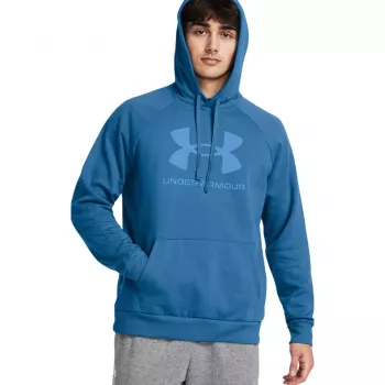 Sweat Under Armour Rival Fleece Logo HD pour homme Academy Blue 2XL