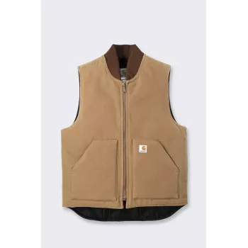 Carhartt gilet isolé V01 Firm Duck homme, Carhartt Brown