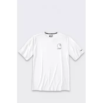 Sun Defender t-shirt manches courtes logo léger blanc