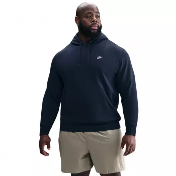 Sweat à capuche Nike Club Fleece pour homme bleu nuit taille S