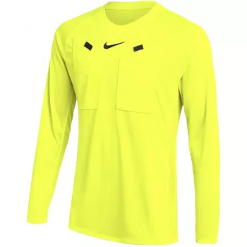 Maillot de football à manches longues Nike Dri-FIT Referee III homme jaune 2XL