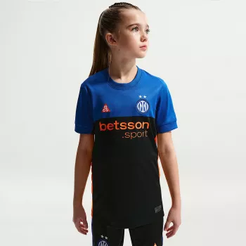 Maillot de football Nike Inter Milan 2026 Stadium SE pour enfant noir/bleu taille L