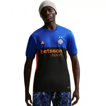 Maillot de football Nike Inter Milan 2025/2026 Stadion édition spéciale pour homme, noir/bleu, IM6998 413, taille M