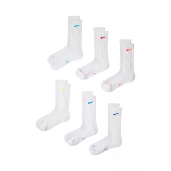 Chaussettes de sport Nike Everyday Elevated lot de 6 paires blanches 35-37,5