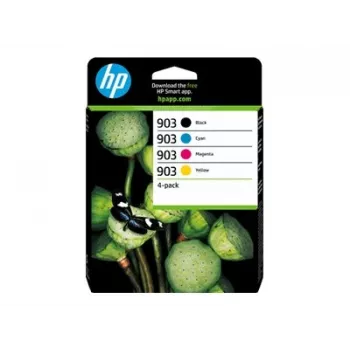 Lot de 4 cartouches d'encre originales HP 903 CMYK