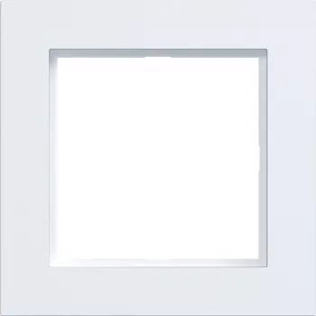 Cadre de finition HAGER WAD6100WM A.1 1 poste, blanc lumière mat