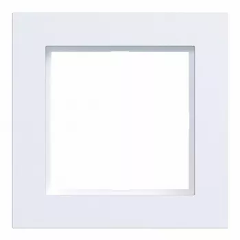 Cadre de finition HAGER WAD6100WM A.1 1 poste, blanc lumière mat